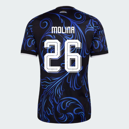 Argentina 2026 II Away Jersey Soccer MOLINA  #26 - World Cup 2026