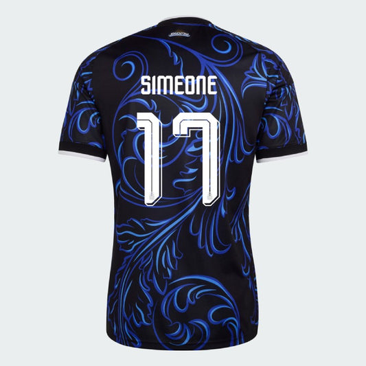 Argentina 2026 II Away Jersey Soccer SIMEONE #17 - World Cup 2026