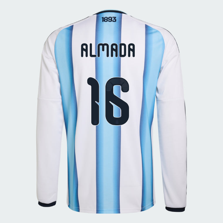 Argentina 2026 Home ALMADA #16 Long Sleeve - WORLD CUP 2026