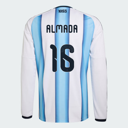 Argentina 2026 Home ALMADA #16 Long Sleeve - WORLD CUP 2026