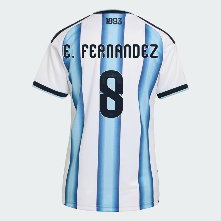 Argentina 2026 I Home Jersey Soccer E. FERNANDEZ #8 - World Cup 2026