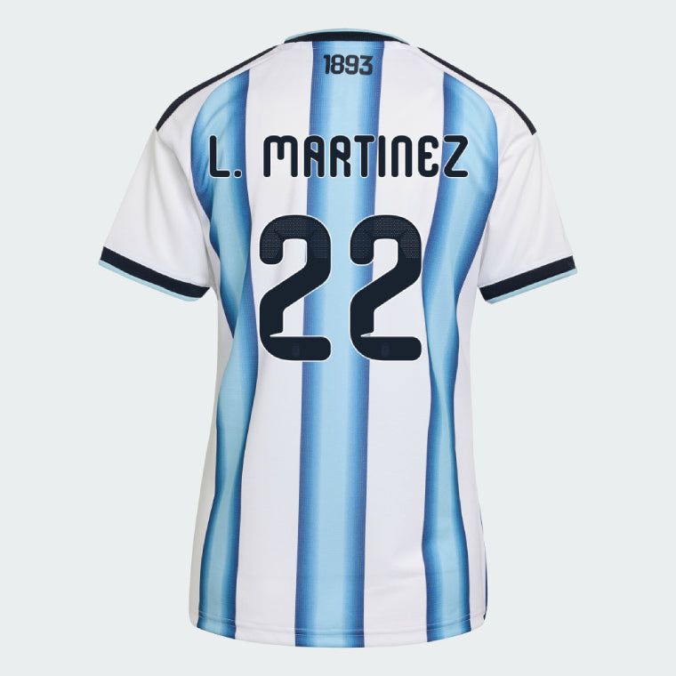Argentina 2026 I Home Jersey Soccer L. MARTINEZ #22 - World Cup 2026