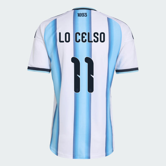 Argentina 2026 I Home Jersey Soccer Player LO CELSO #11 - World Cup 2026