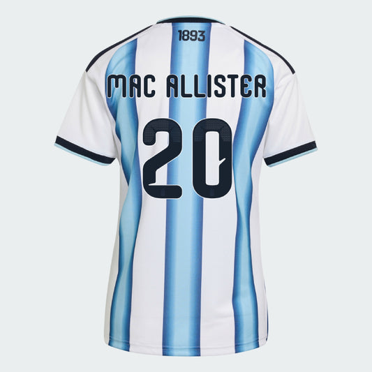 Argentina 2026 I Home Jersey Soccer MAC ALLISTER #20 - World Cup 2026