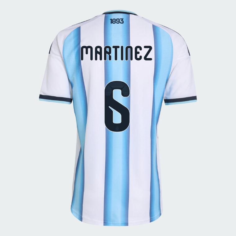 Argentina 2026 I Home Jersey Soccer Player MARTINEZ #6 - World Cup 2026