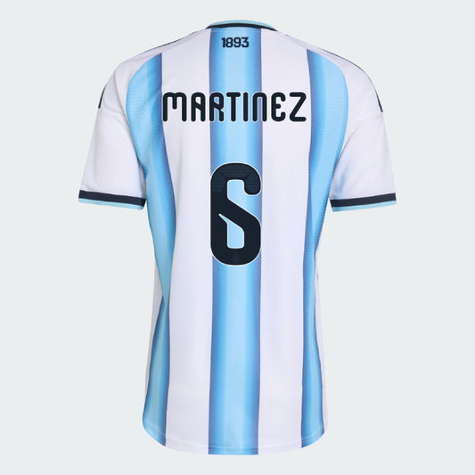 Argentina 2026 I Home Jersey Soccer Player MARTINEZ #6 - World Cup 2026