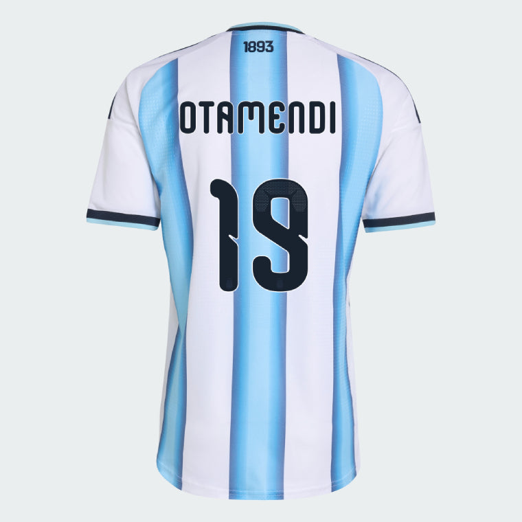 Argentina 2026 I Home Jersey Soccer Player OTAMENDI #19 - World Cup 2026