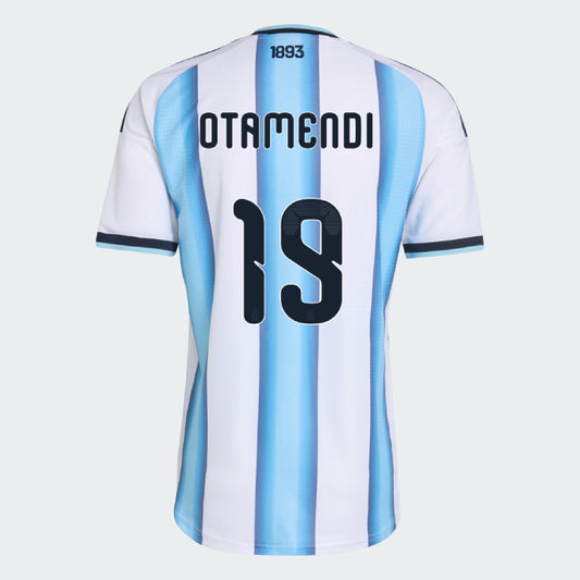 Argentina 2026 I Home Jersey Soccer Player OTAMENDI #19 - World Cup 2026