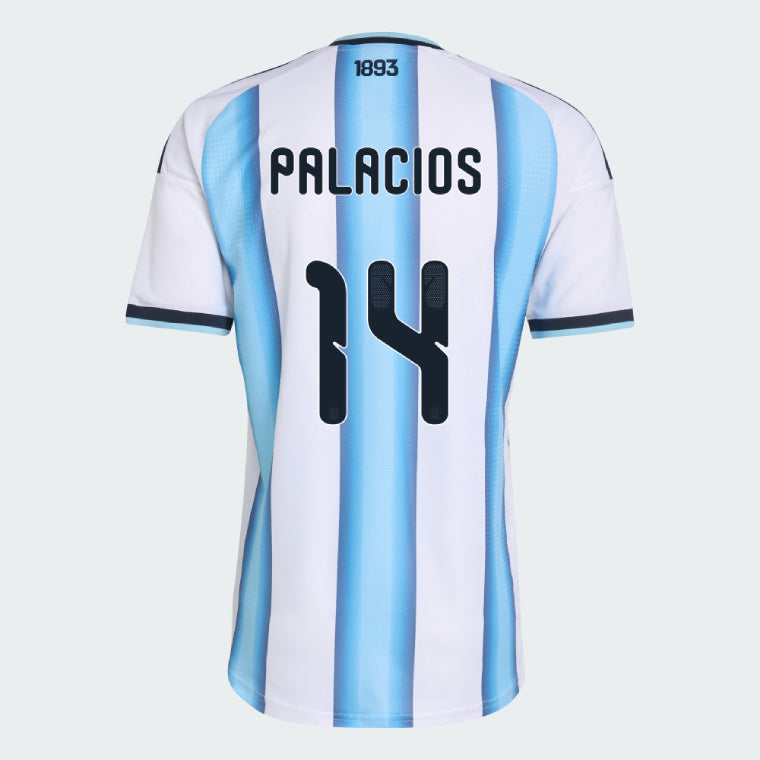 Argentina 2026 I Home Jersey Soccer Player PALACIOS #14 - World Cup 2026