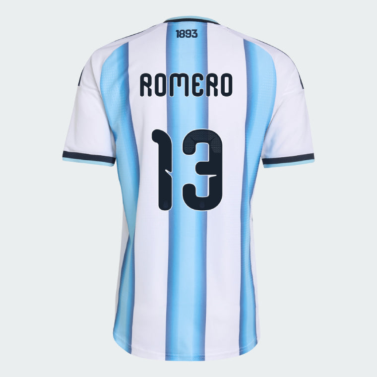 Argentina 2026 I Home Jersey Soccer Player ROMERO  #13 - World Cup 2026