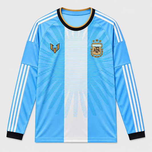 Argentina Messi Special Edition Long Sleeve Jersey 26-27