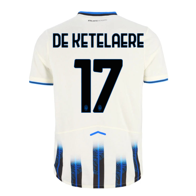 Atalanta Away DE KETELAERE 17 Jersey 25-26