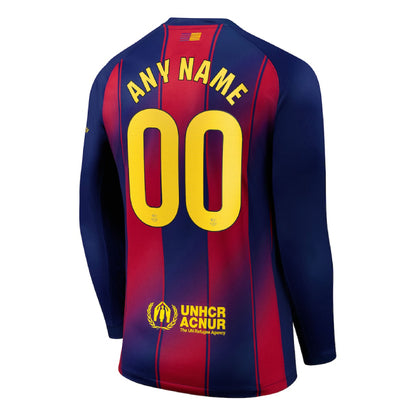 Barcelona Home Long Sleeve Jersey 25/26