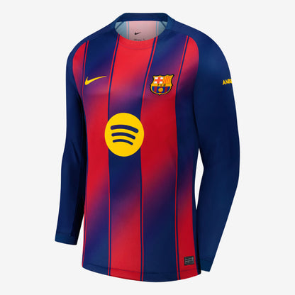 Barcelona Home Long Sleeve Jersey 25/26