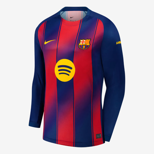 Barcelona Home Long Sleeve Jersey 25/26