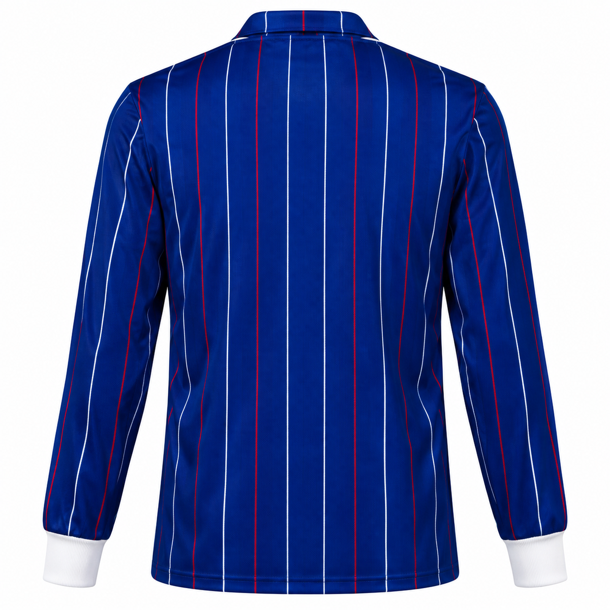 France Home Long Sleeve Retro Jersey 1980-84