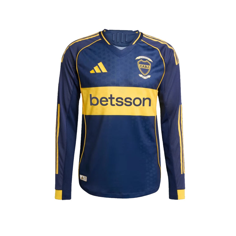Boca Juniors Home Long Sleeve Jersey 25-26 (Player Version)