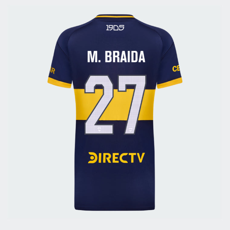Boca Juniors Home M. BRAIDA 27 Jersey 25-26
