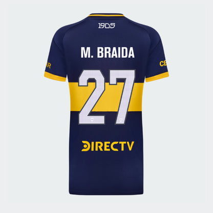 Boca Juniors Home M. BRAIDA 27 Jersey 25-26