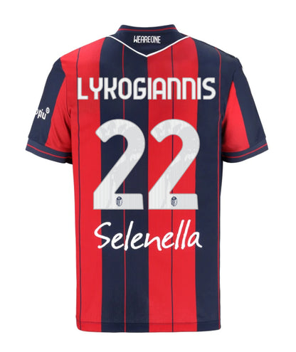 Bologna Home LYKOGIANNIS 22 Jersey 25-26