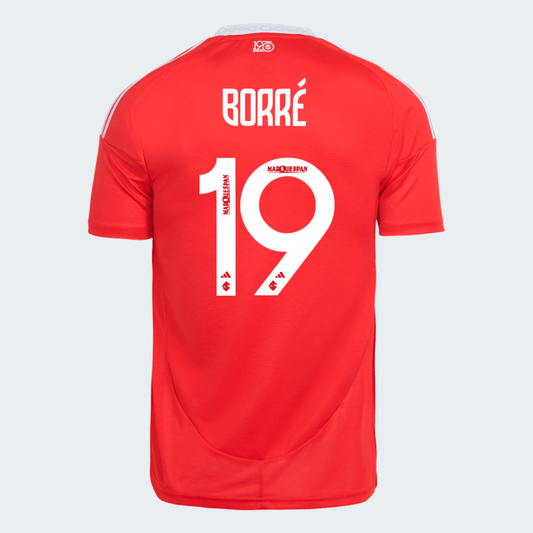 Internacional 2025/26 I Home Jersey Soccer Borré #19 - Fan Version