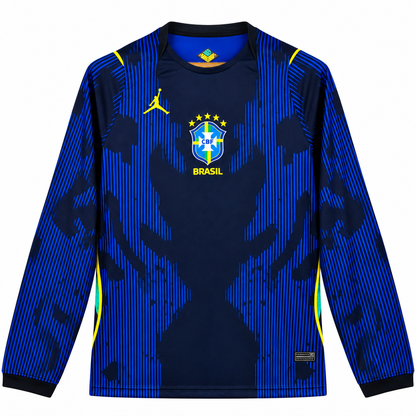 Brazil Away Long Sleeve Jersey 26-27