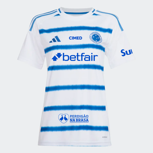Cruzeiro 2025/26 II Away Jersey Women Full Sponsors - Fan Version