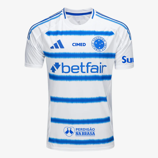 Cruzeiro 2025/26 II Away Jersey Soccer Full Sponsors - Fan Version