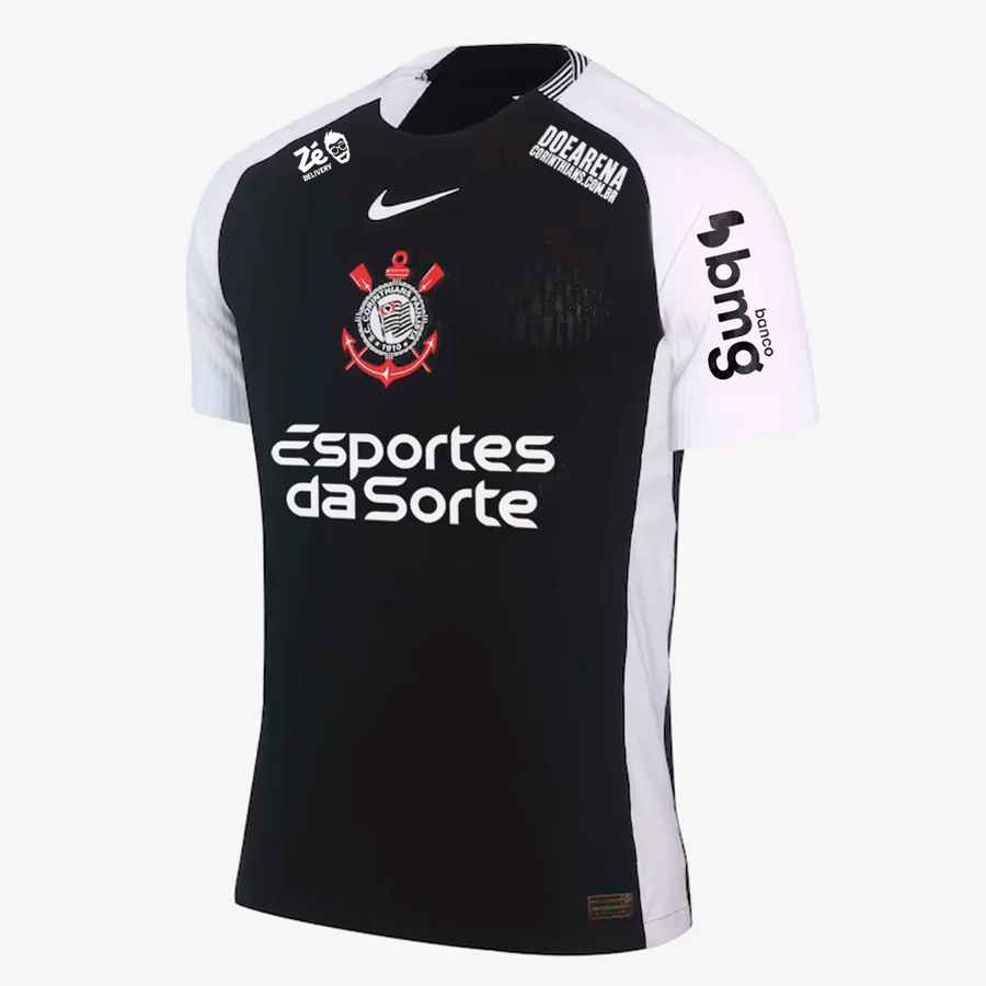Corinthians 2025/26 II Away Jersey Soccer Full Sponsors - Player Version