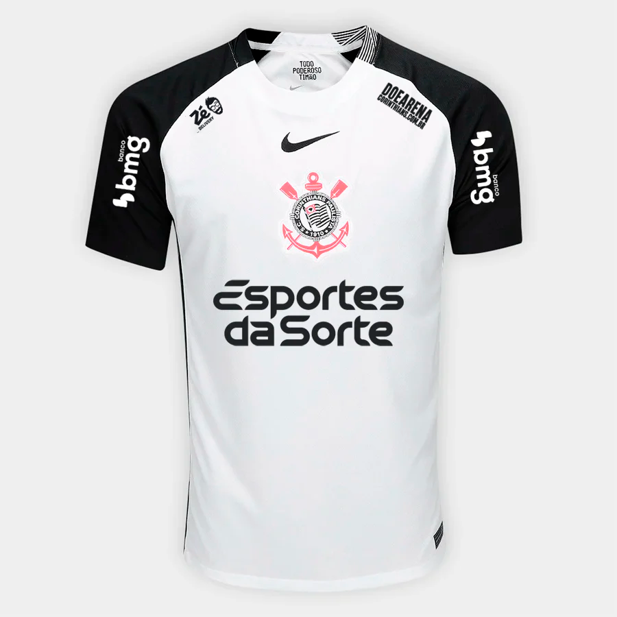 Corinthians 2025/26 I Home Jersey Soccer Full Sponsors - Fan Version