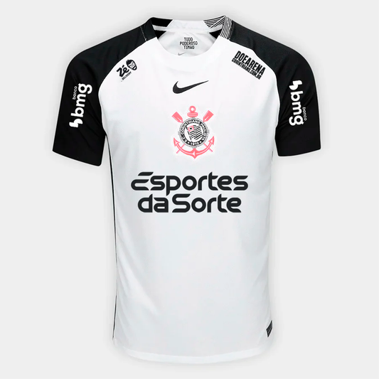 Corinthians 2025/26 I Home Jersey Soccer Full Sponsors - Fan Version