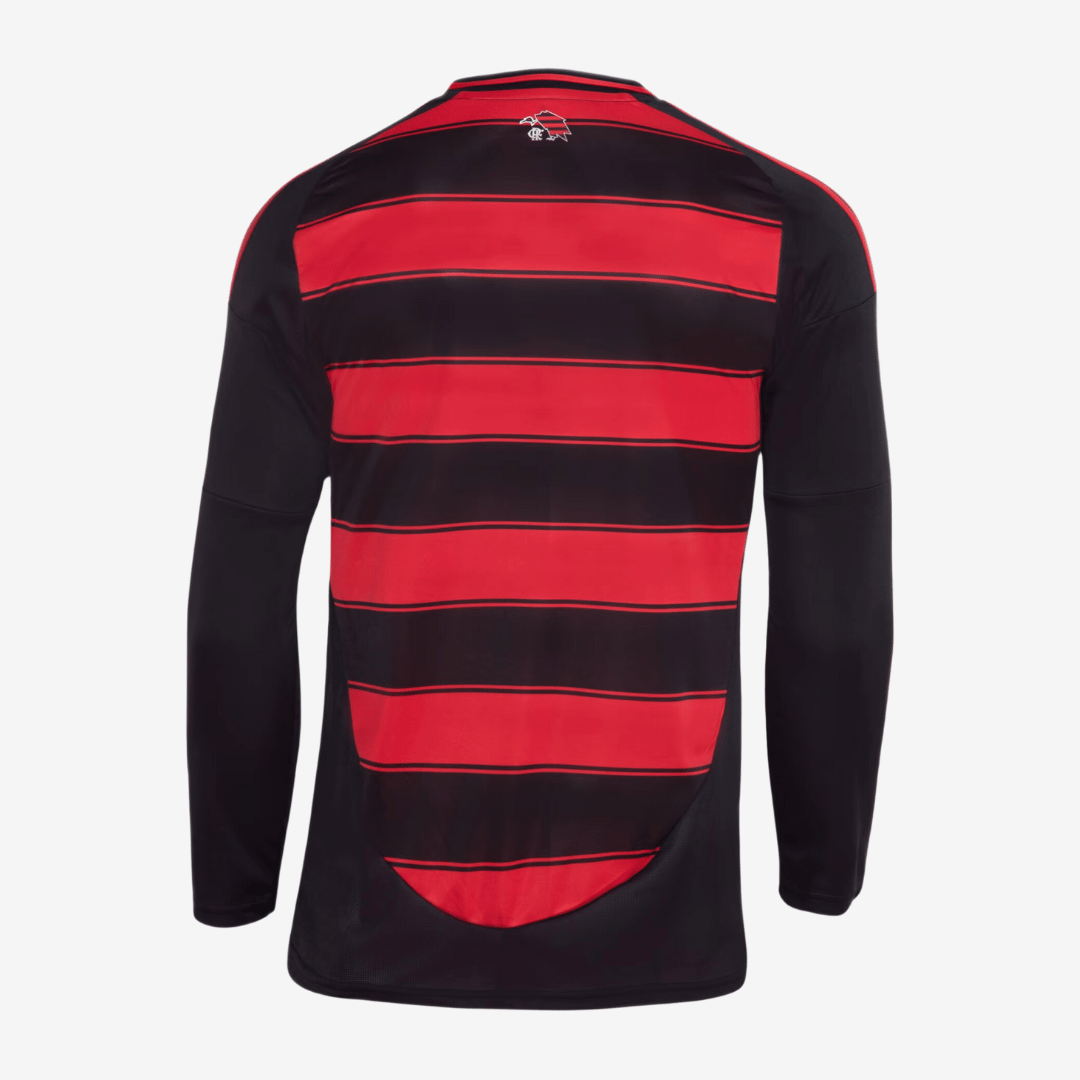 Flamengo 2025/26 I Home Long Sleeve Soccer Jersey - Fan Version