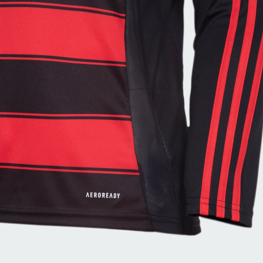 Flamengo 2025/26 I Home Long Sleeve Soccer Jersey - Fan Version