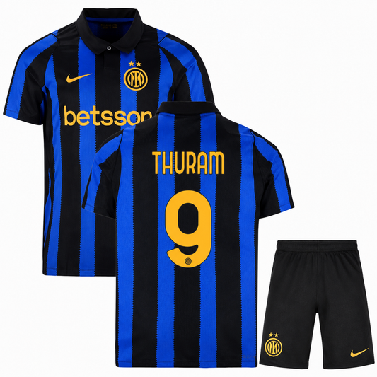 Inter Milan Home Kids Kit 26/27 - THURAM #9