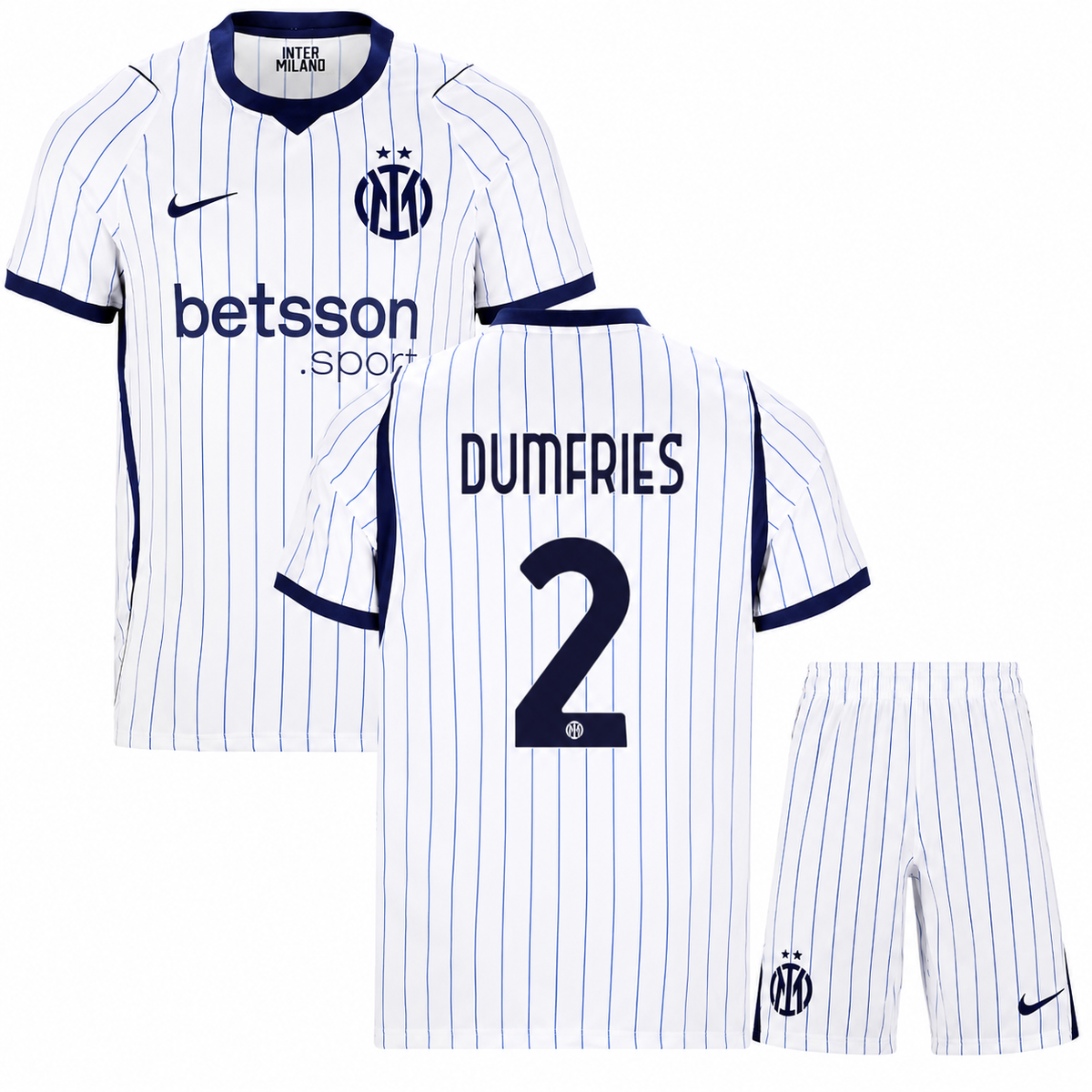 Inter Milan Away Kids Kit 26/27 - DUMFRIES #2