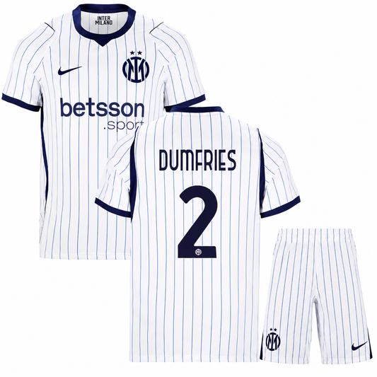 Inter Milan Away Kids Kit 26/27 - DUMFRIES #2