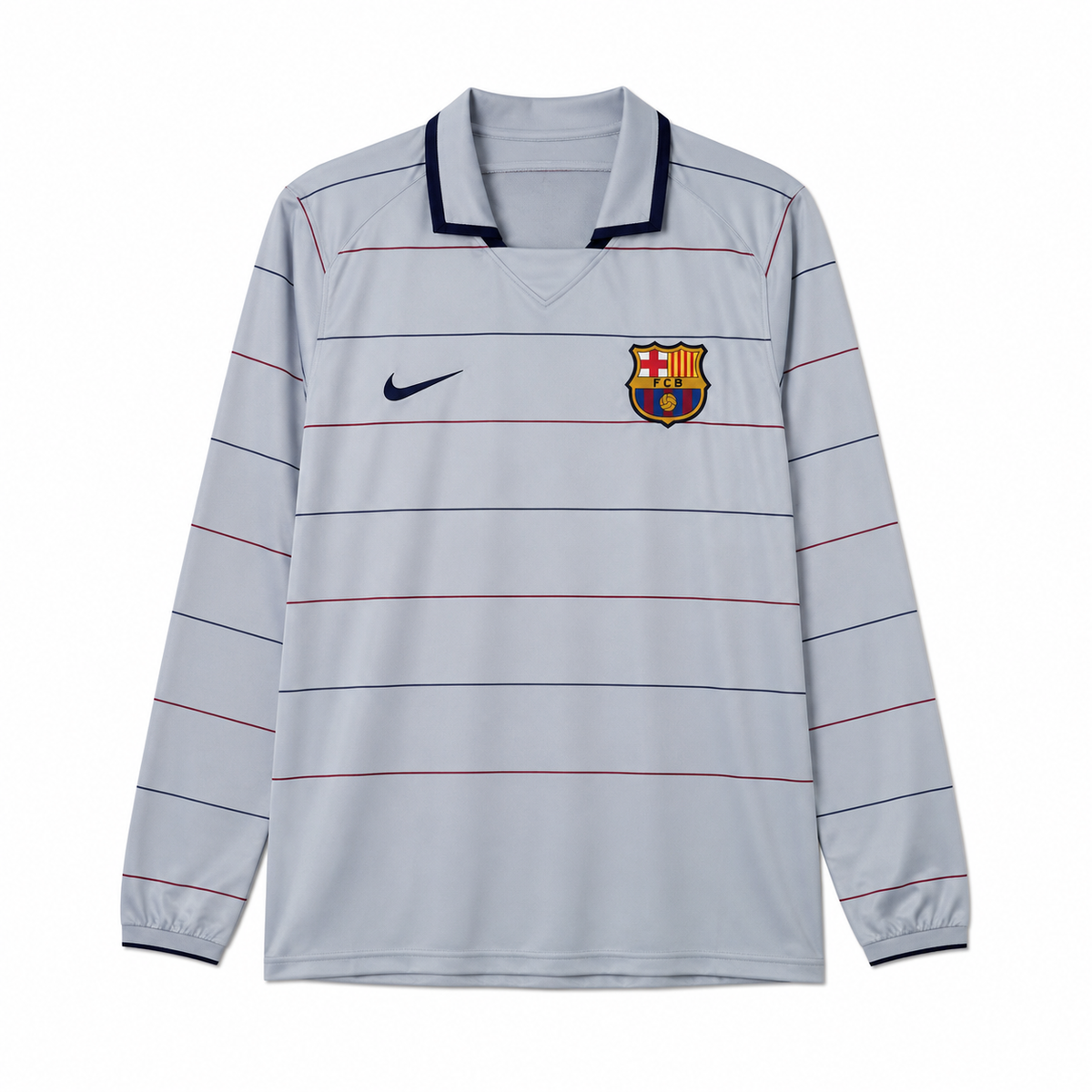Barcelona Away Retro Long Sleeve Jersey 03-04