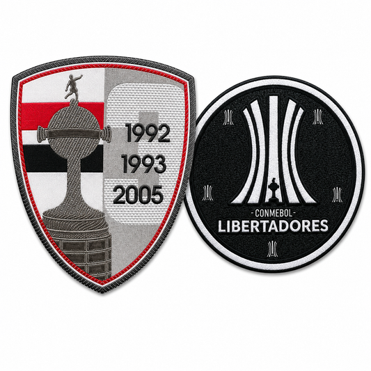 Patch Campeão Libertadores - São Paulo (2 peças · Mangas Esquerda + Direita)