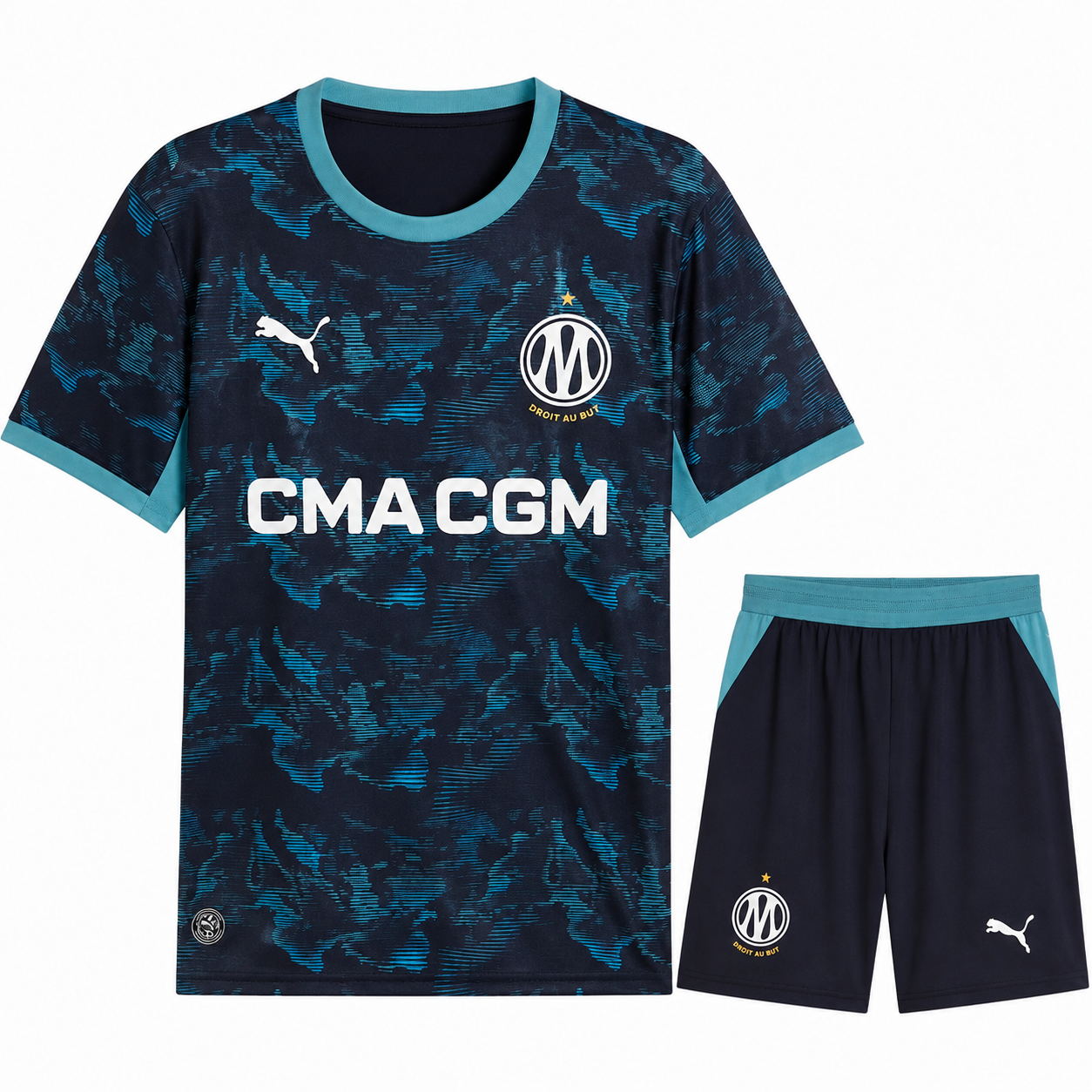 Olympique de Marseille Away Kids Kit 26-27