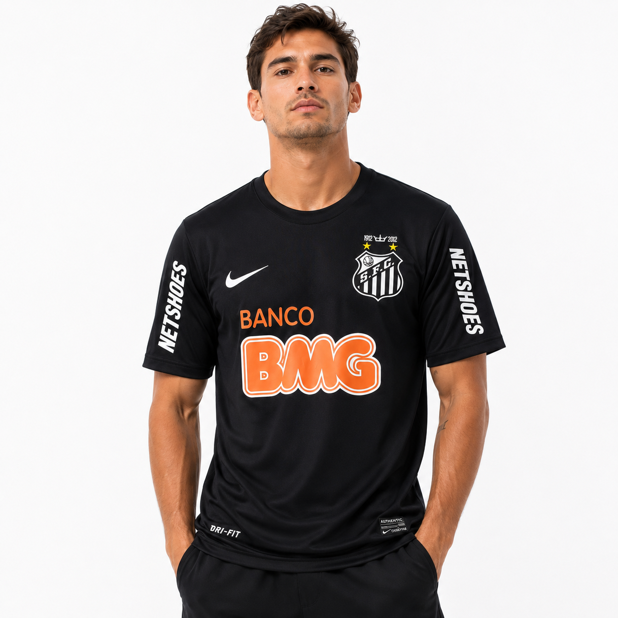 Santos FC Retro Black Jersey 2012/13