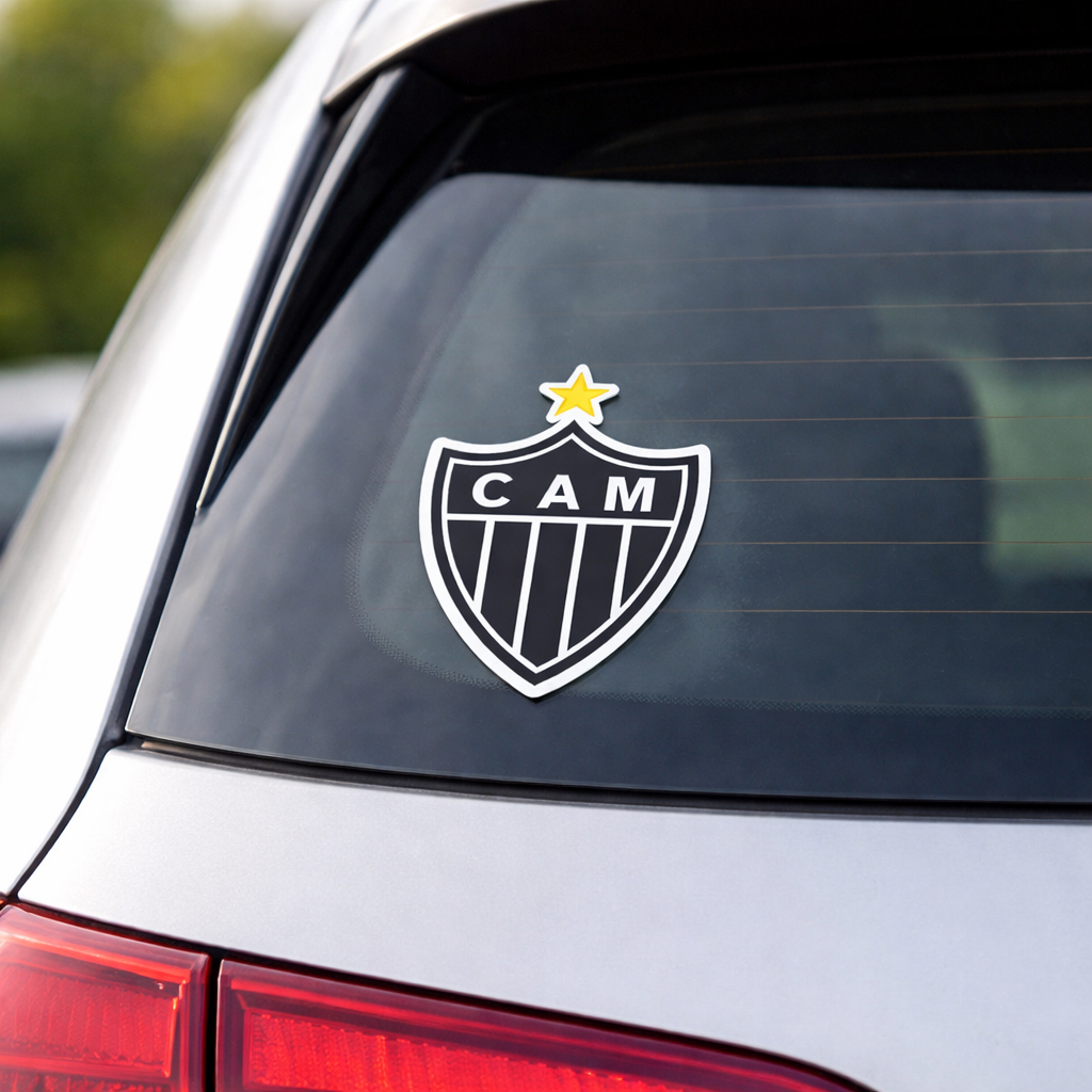 Atletico Mineiro Sticker – Pack 2 Stickers Vinyl Decal for Car Window