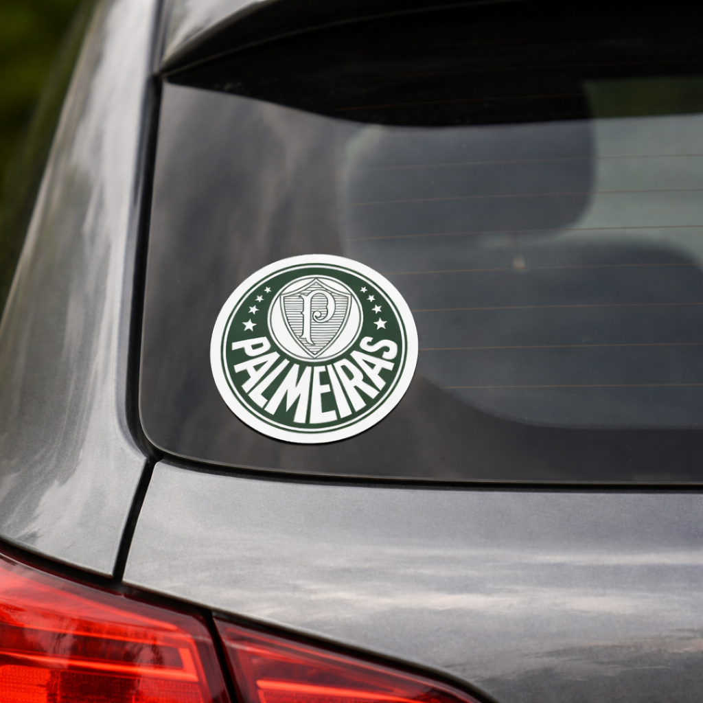 Palmeiras Sticker – Pack 3 Stickers Vinyl Decal for Car Window
