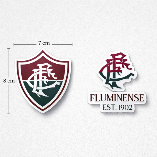Fluminense Sticker – Pack 2 Stickers Vinyl Decal for Car Window