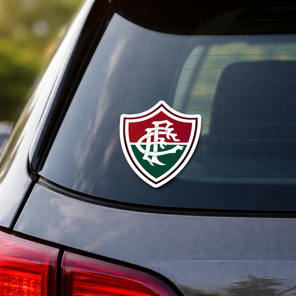 Fluminense Sticker – Pack 2 Stickers Vinyl Decal for Car Window