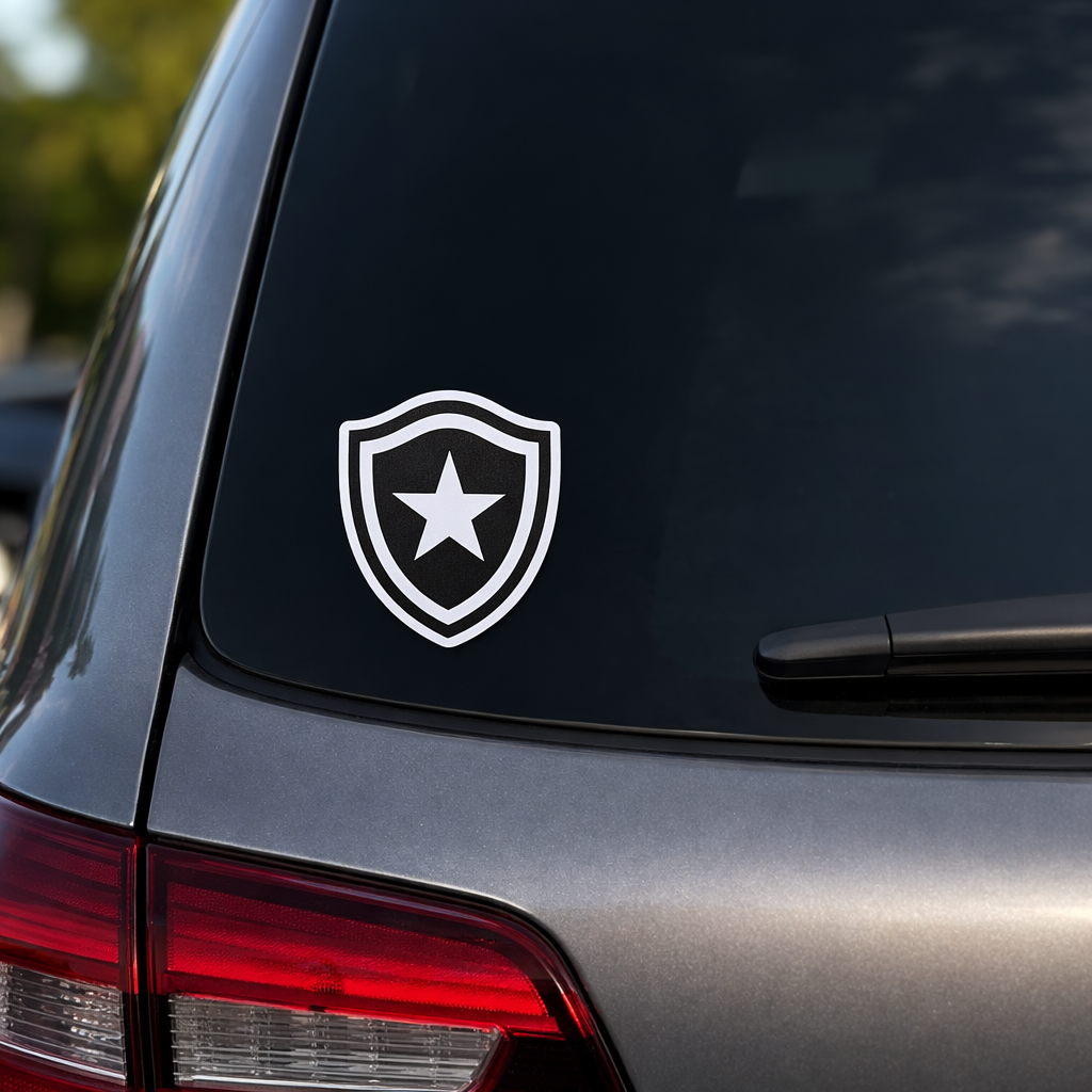 Botafogo Sticker – Pack 2 Stickers Vinyl Decal for Car Window