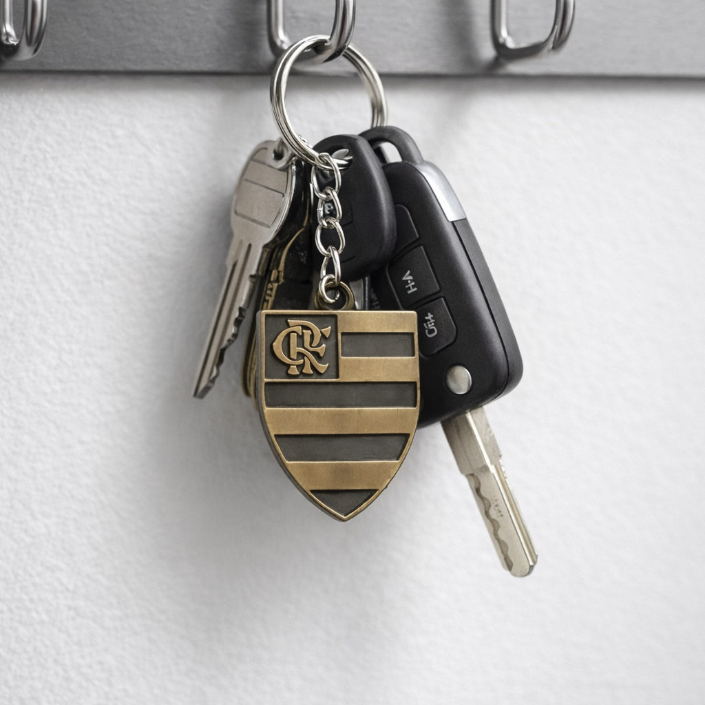 Metal Flamengo Keychain – 4cm x 3cm