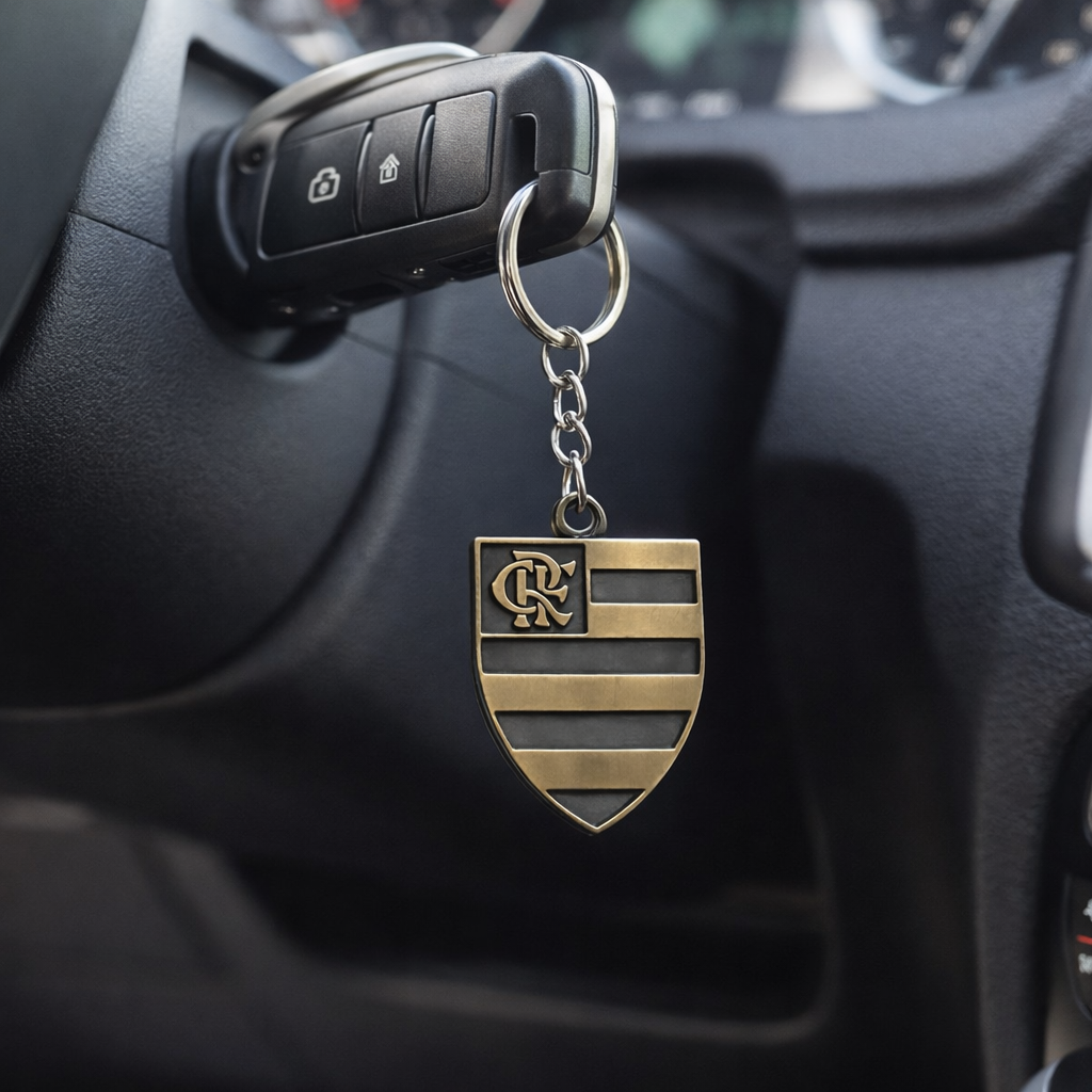 Metal Flamengo Keychain – 4cm x 3cm