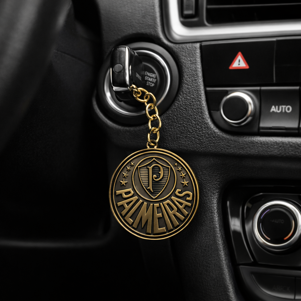 Metal Palmeiras Keychain – 4cm x 4cm