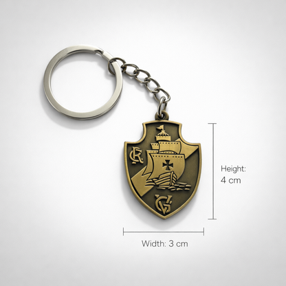Metal Vasco da Gama Keychain – 4cm x 3cm