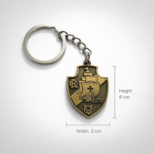 Metal Vasco da Gama Keychain – 4cm x 3cm